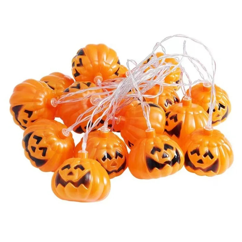LED Halloween Decorative Light String Pumpkin Ghost Evil Devil's Eye Skull Party Festival Atmosphere Light Oasis Select