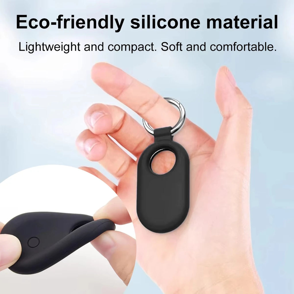 Samsung Galaxy SmartTag 2 Silicone Case with Keychain Tracker Protective Case Oasis Select
