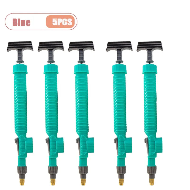 Universal Bottle Spray Nozzle Multi-Function Sprayer for Disinfection Plant Care Car Washing Garden Use Essential Garden Tool Oasis Select Blue-5PCS