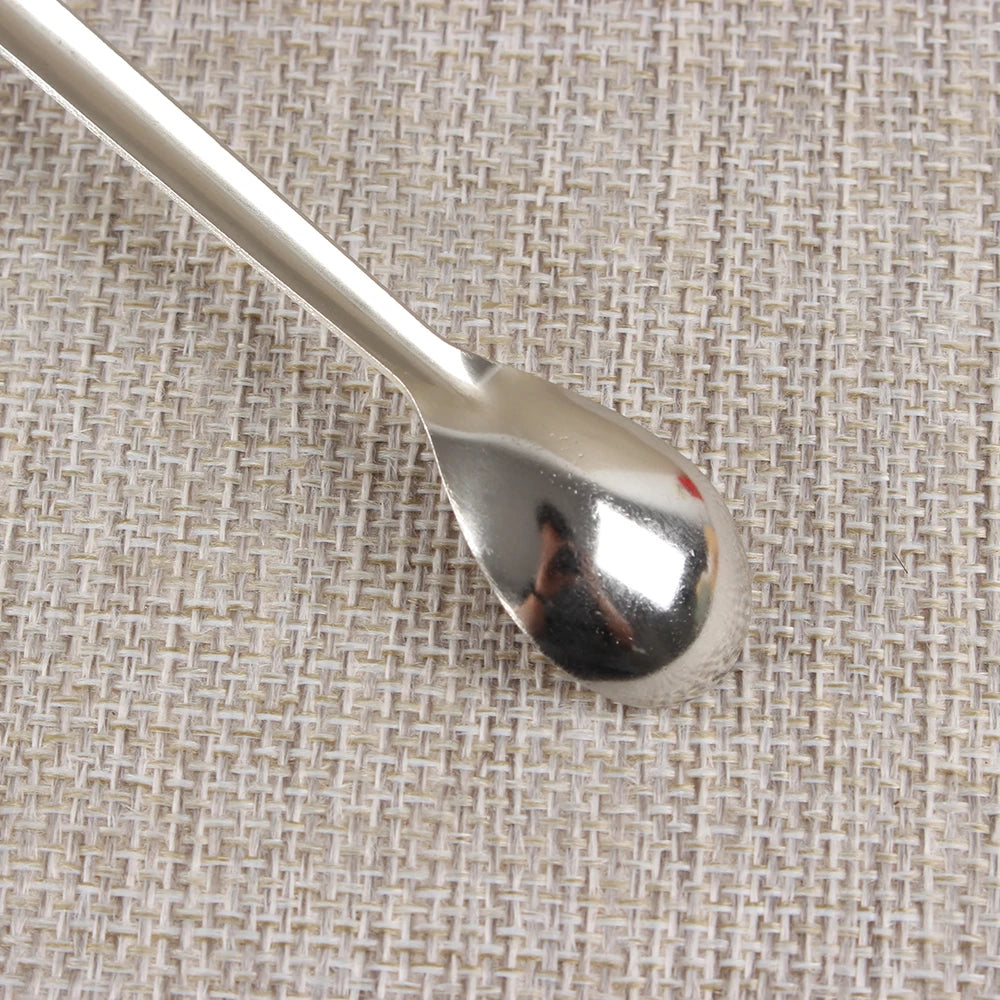 Double-Ended Stainless Steel Lab Spoon & Spatula 200mm