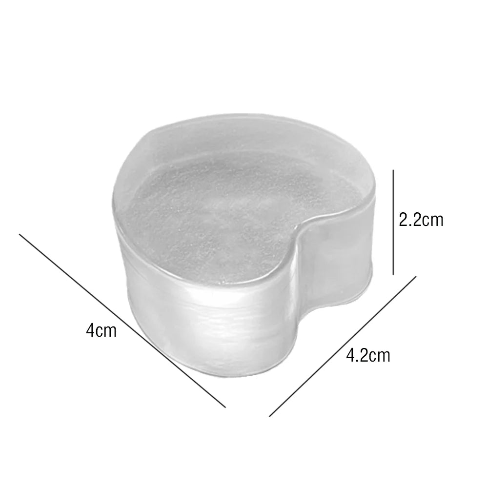 Clear Acrylic Door Stop – Self-Adhesive Wall & Floor Protector