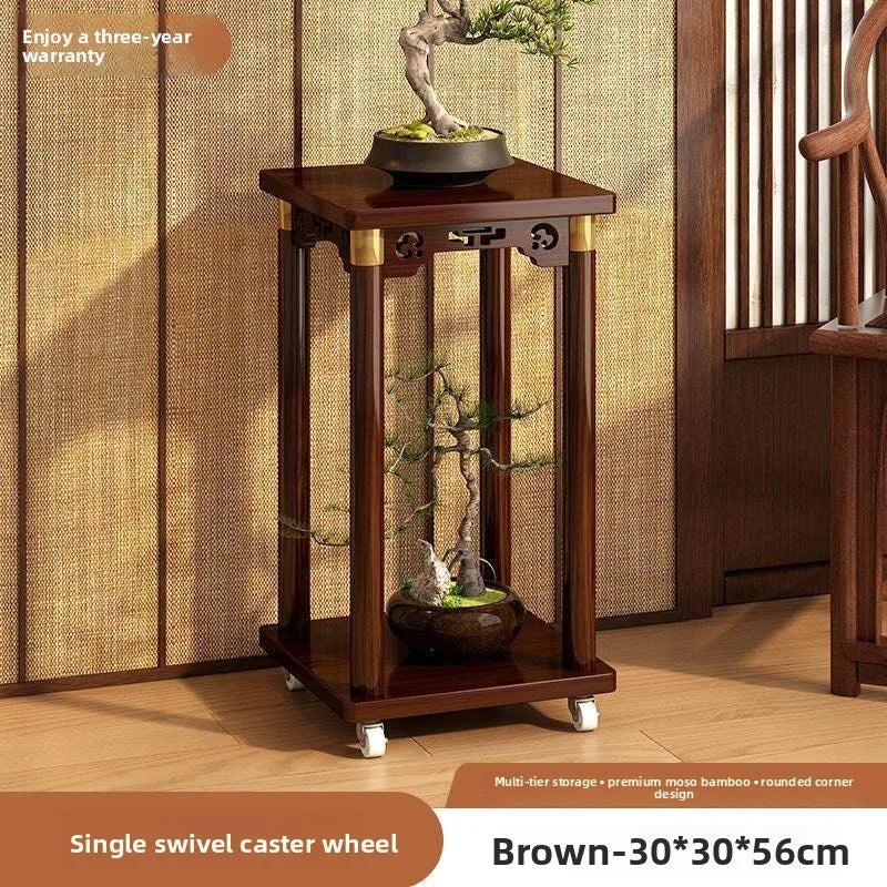 Flower table household living room multi-layer shelf entry door fish tank placed balcony outdoor movable plant flower pot rack Oasis Select Layer 2 G