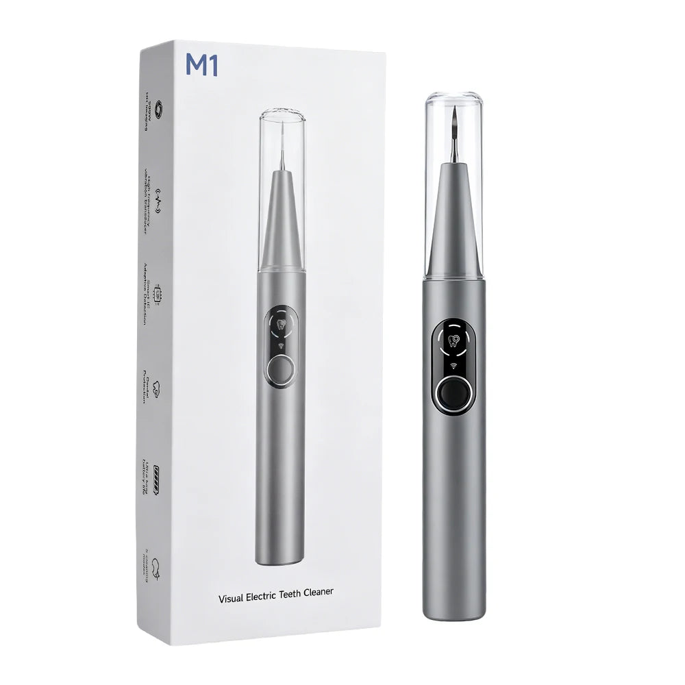 M1 Ultrasonic Teeth Cleaner – HD Camera, 5 Modes & UV Light