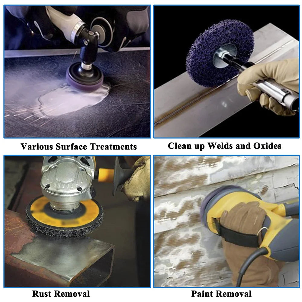 1/2/3PCS Diamond Grinding Wheel Flip Disc Grinding Tools Rust Removal Polishing Wheel Angle Grinder Accessories 100/115/125mm Oasis Select