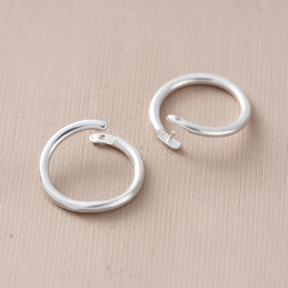 10Pcs 18K Gold Plated 4 Sizes Open Jump Rings Split Rings Connector Locking For Necklace Bracelets Jewelry Making Accessories Oasis Select
