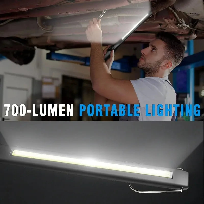 COB Work Lights Portable with Magnetic Car Repair Lamps Rechargeable LED Flashlight Portable Stepless Dimming Emergency Lights Oasis Select