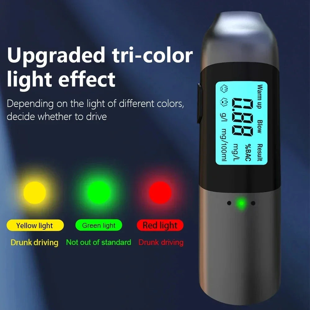 Portable Non-Contact Alcohol Tester with LED Digital Display Alcoholmeter Alcohol Tester Accuracy Breathalyzer Diagnostic Tool Oasis Select