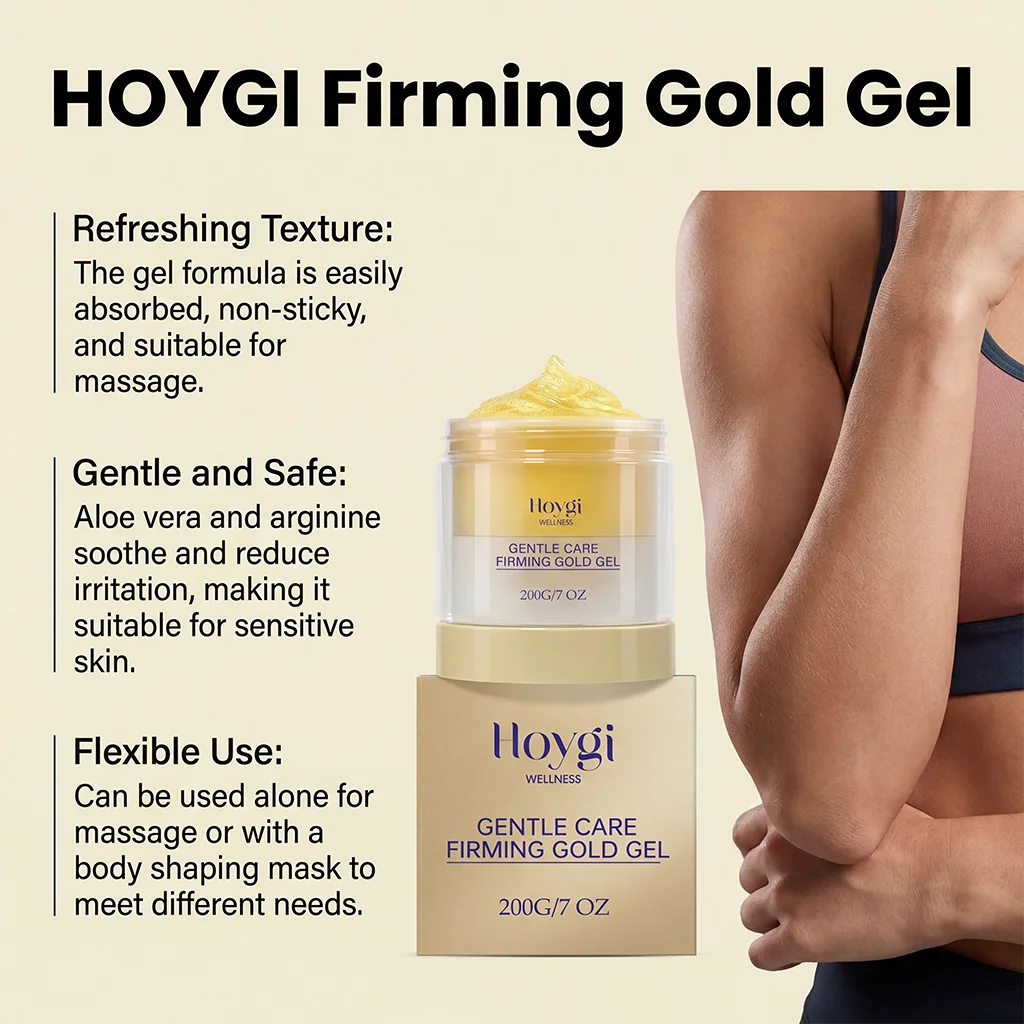 Gold Firming Body Massage Gel Improve Flabby Skin Promote Metabolism