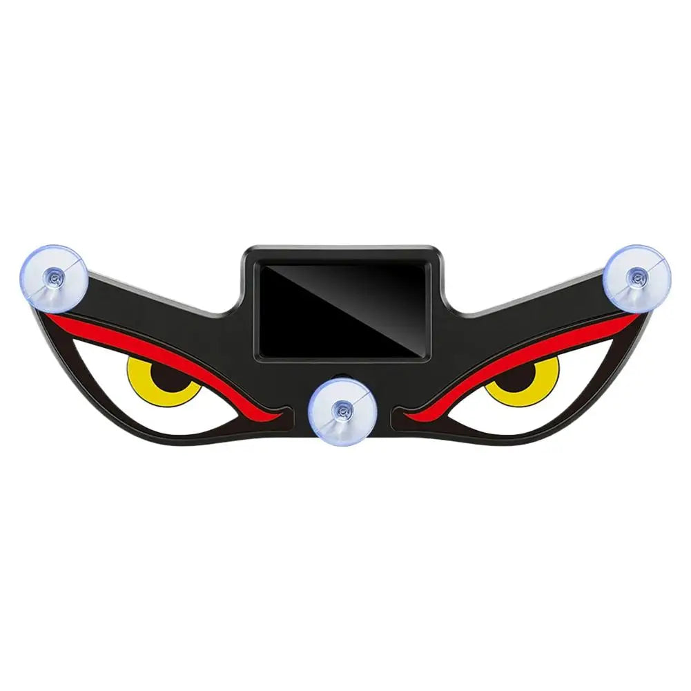 Solar Devil Eye LED Car Light – Waterproof Windshield Sticker