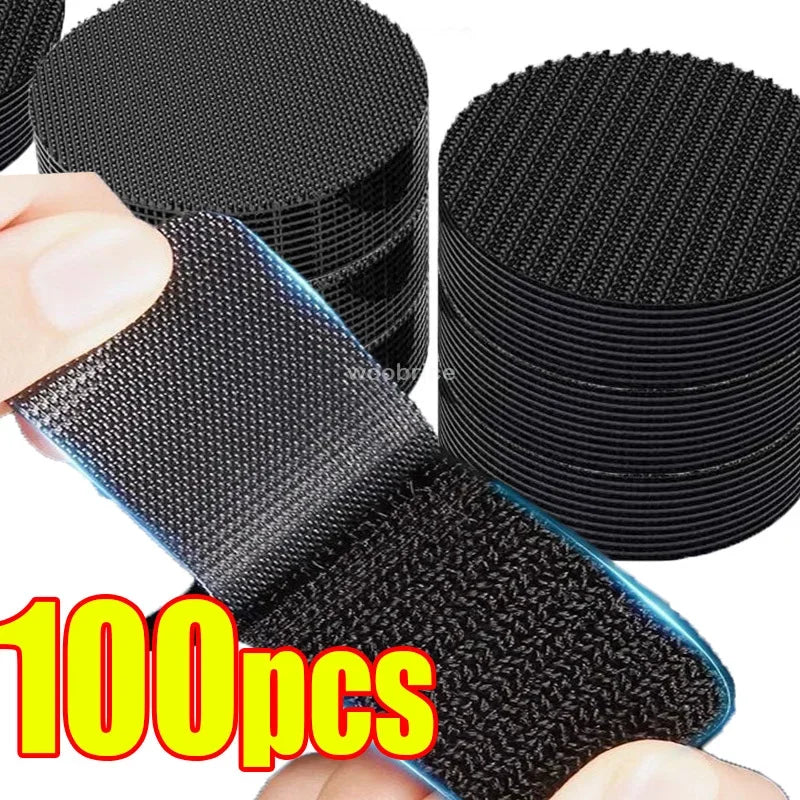 Super Strong Sewing Double-sided Tape Very Strong Adhesive Velcros Scratch Attaches Cable Organizer DIY Carpet Fasteners Auto Oasis Select