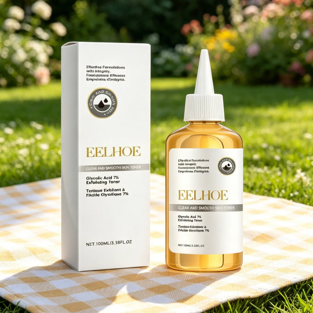 EELHOE Glycolic Acid Toner Gentle Exfoliation Refine Pores Deep Moisturizing Brighten Skin Tone Natural Clear Smooth Skin Toner Oasis Select