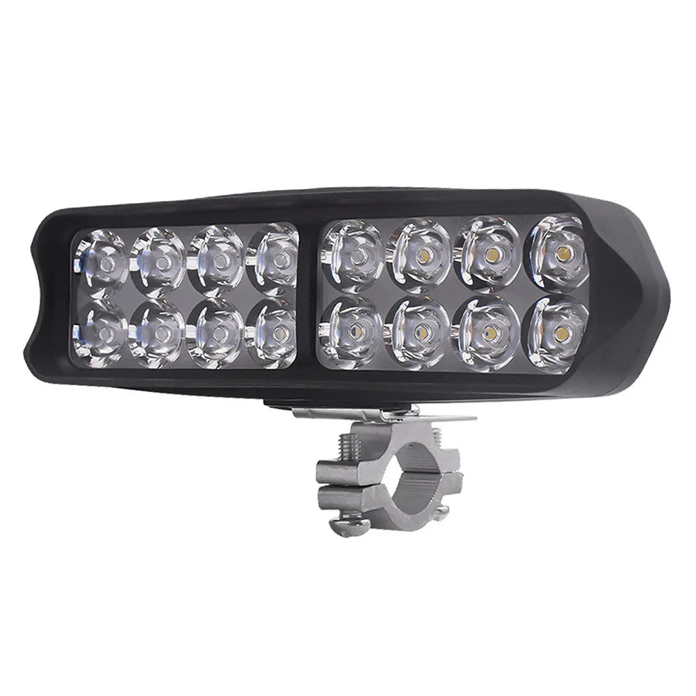1pc LED Light 24W High-powered Wicks For Ebike Electric Motorcycle Scooter Lights Super Bright 12-80V LED Headlight Accessories Oasis Select