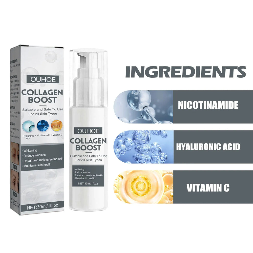 Wrinkle Removal Whitening Serum Pores Shrink Firming Essence Fade Dark Spot Improve Fine Lines Brighten Nourish Anti Aging Serum Oasis Select