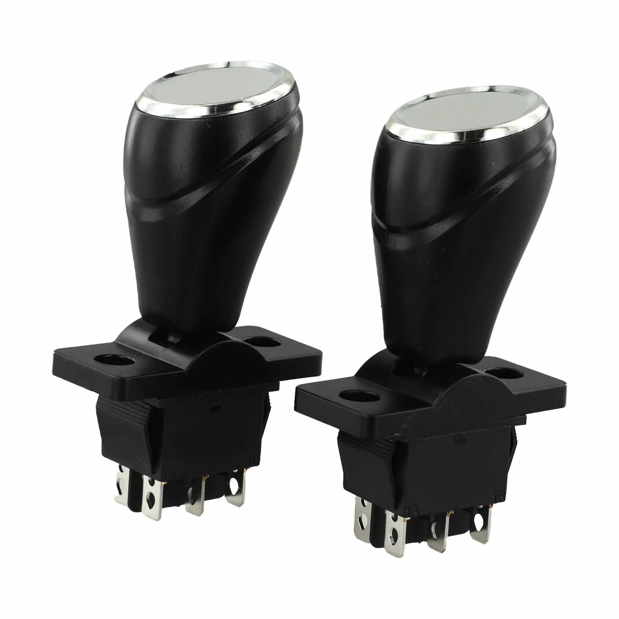 12V Children's Bumper Car Rocker Forward/Reverse Gear Switch 360° Automatic Reset For Manual Kids' Cars Trucks SUV Oasis Select 2pcs