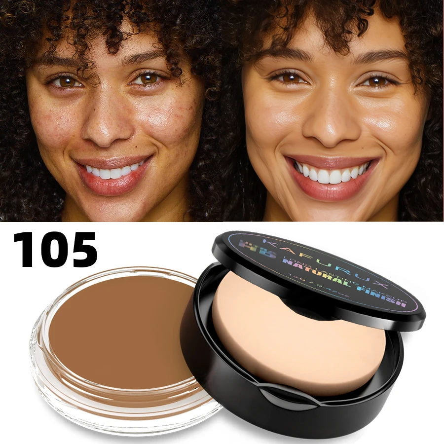 KAFURUX High Coverage Foundation Concealer Cream – 9 Shades