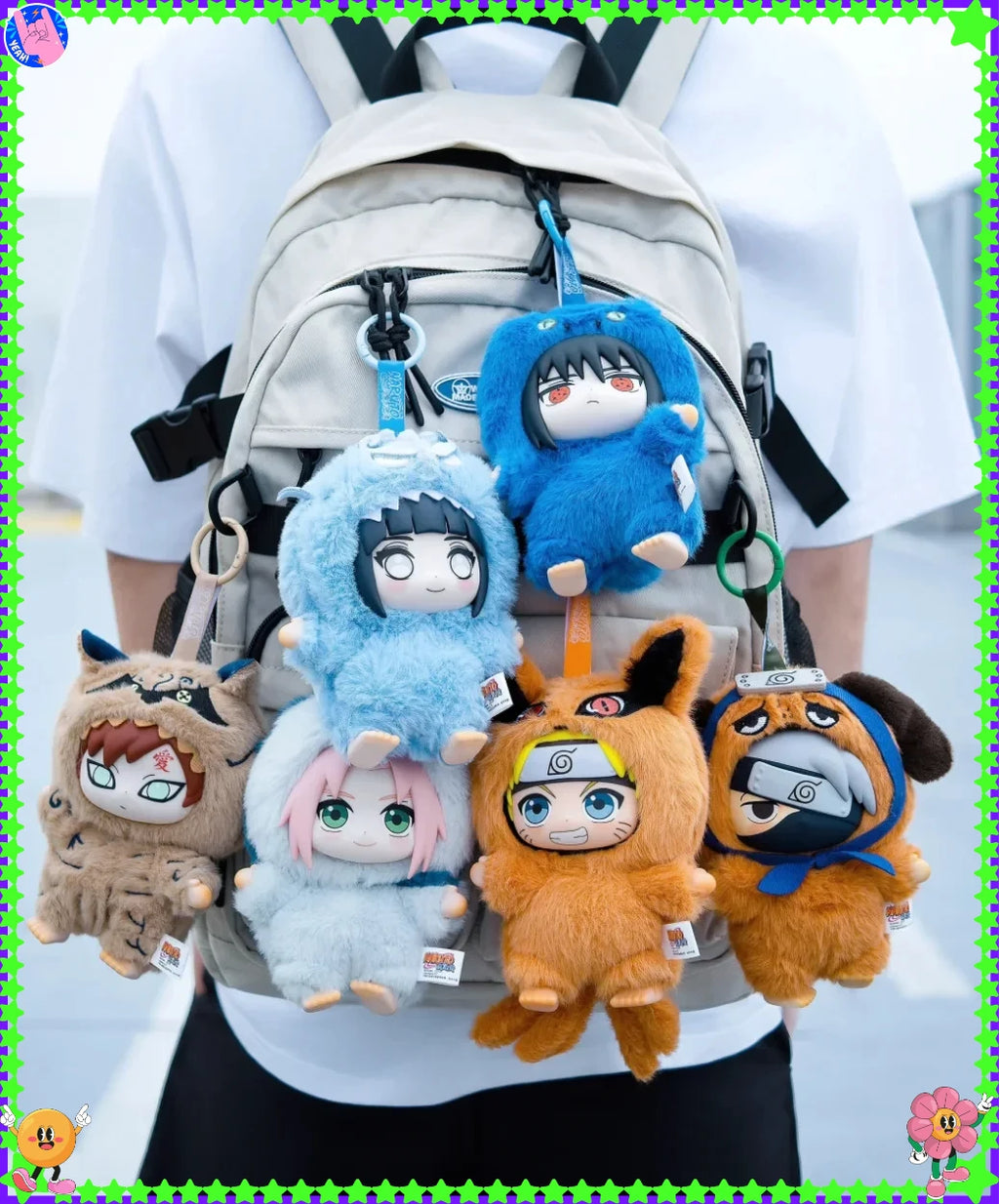 Naruto Shippuden Beast Party Plush Doll Anime Blind Box Gift