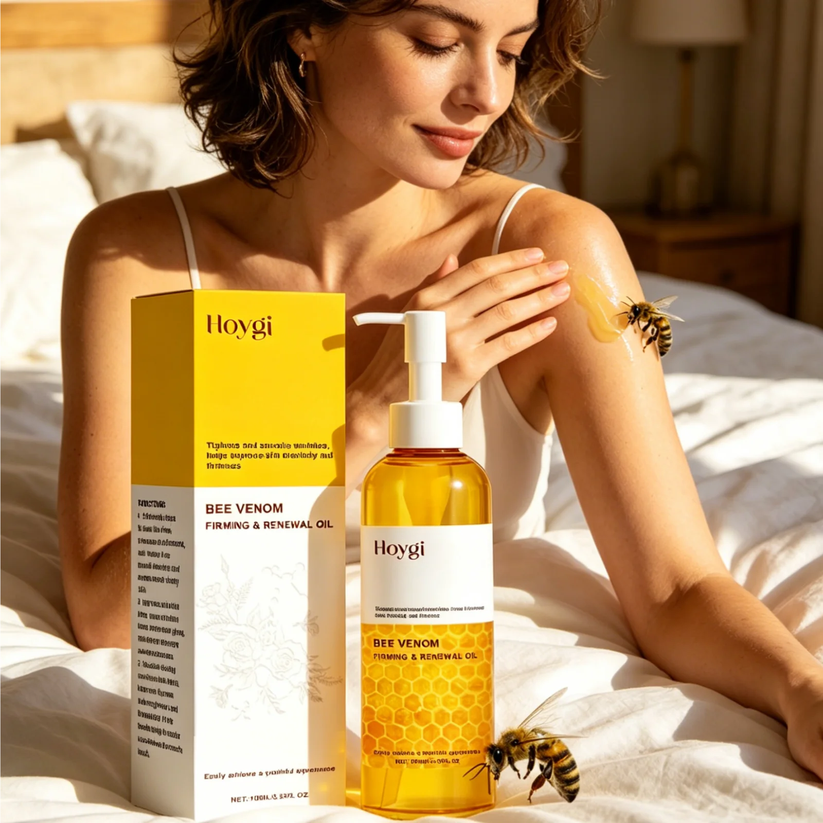 Hoygi Bee Venom Firming Body Oil – Skin Tightening 100ml Firming Body Oil Oasis Select