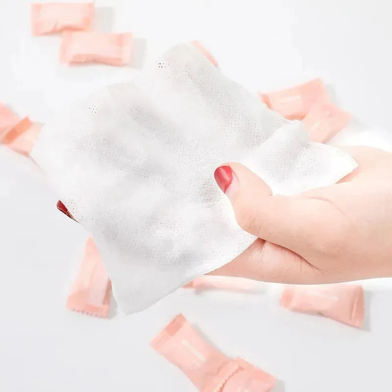 10/60pcs Portable Compressed Face Towels Disposable Cotton Coin Tissue Suitable For Travel Beauty Salon Makeup Remover Cleaning Oasis Select