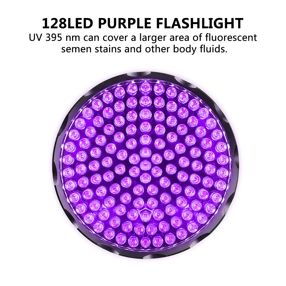Black Light Flashlight 395nm Ultraviolet Light Torch UV Flashlight UV Light Detector for Pet Urine Stains Scorpion Money Ore Oasis Select