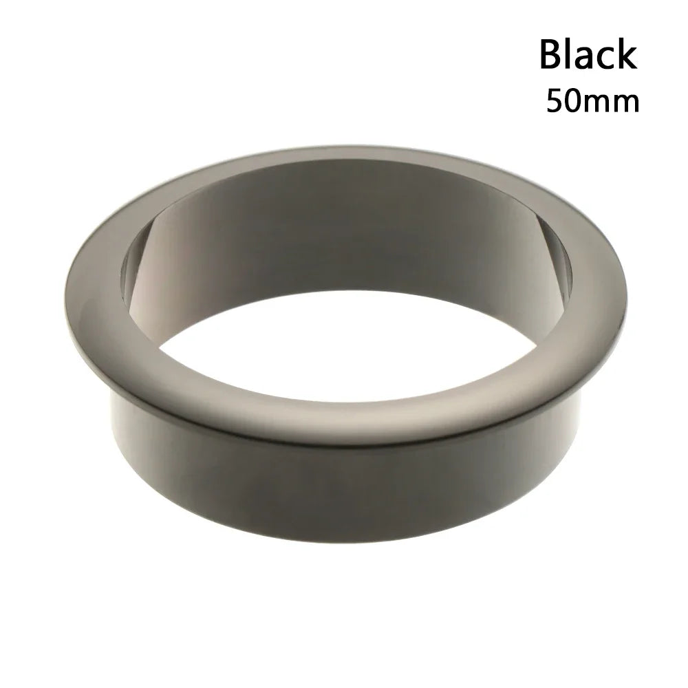 25-80MM Computer Grommet Table Cable Outlet Port Desk Wire Hole Cover Buckle Line Organizer Desk Table Cable Fastener Hardware Oasis Select 50mm black