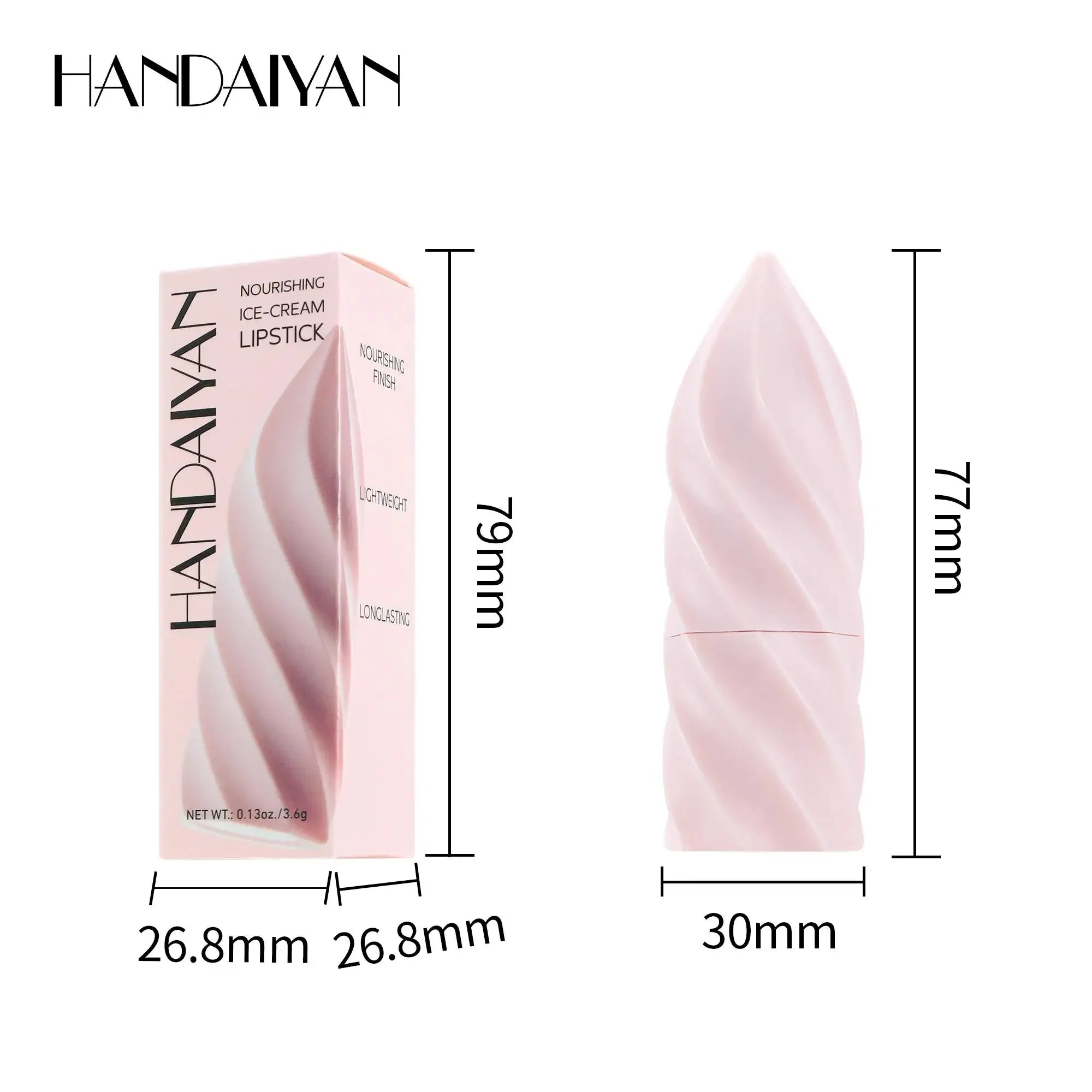 Handaiyan Matte Velvet Lipstick – Waterproof, Long-Lasting