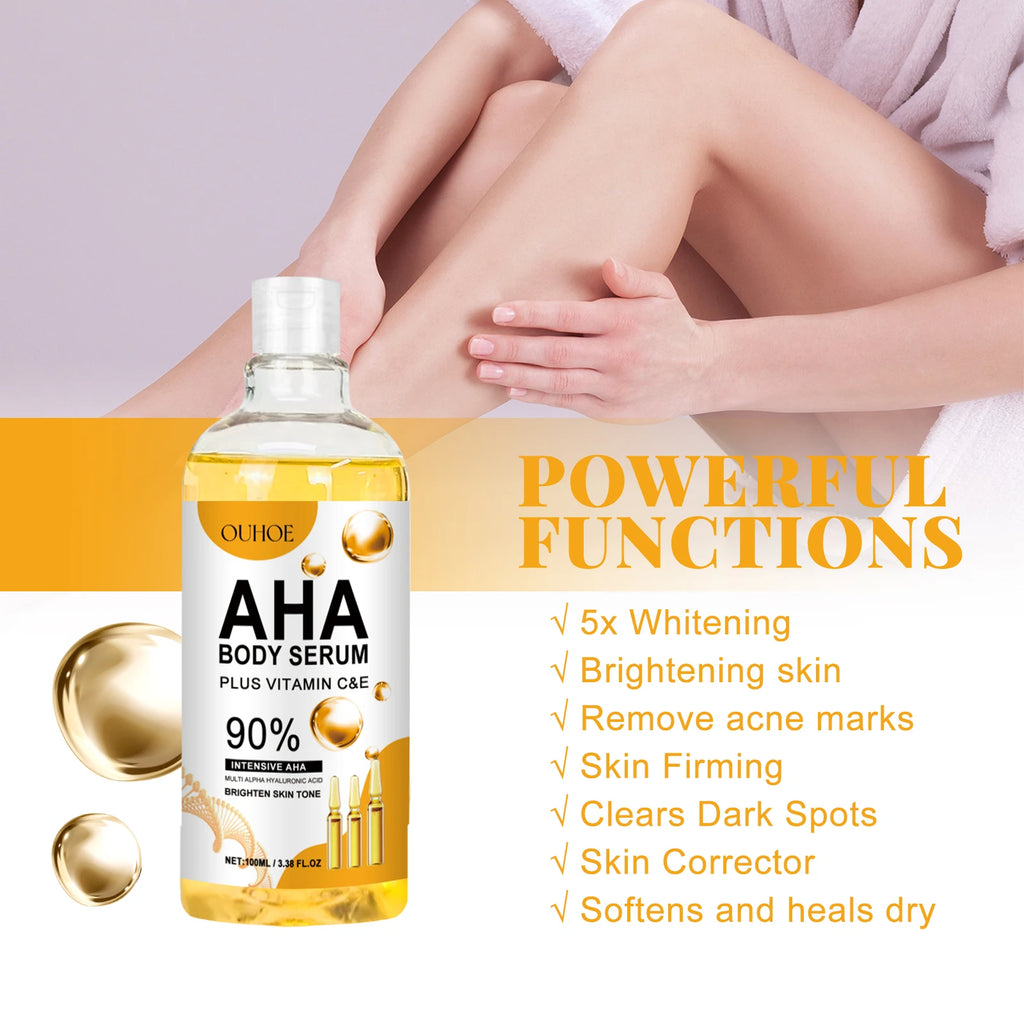 AHA Body & Face Serum – Dark Spot Corrector & Brightening Brightening Face Serum Oasis Select