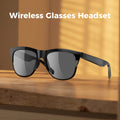 Sunglasses Earphones UV400 Protection PC Lens Sunglasses with Built-in Earbuds Headphones Hifi Sound Music Sport Headset Game Oasis Select Black