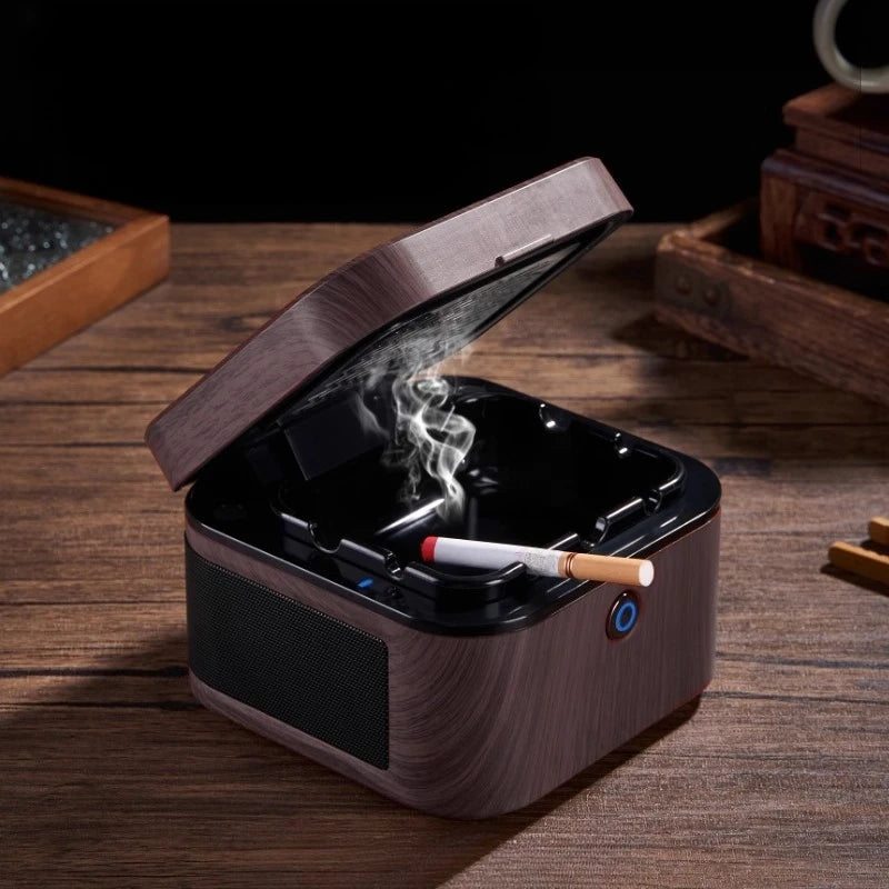 Purifying Ashtray High-end Atmosphere Upscale Device Anti Ash Fly Level Light Luxury Creative Intelligent Male Gift Oasis Select