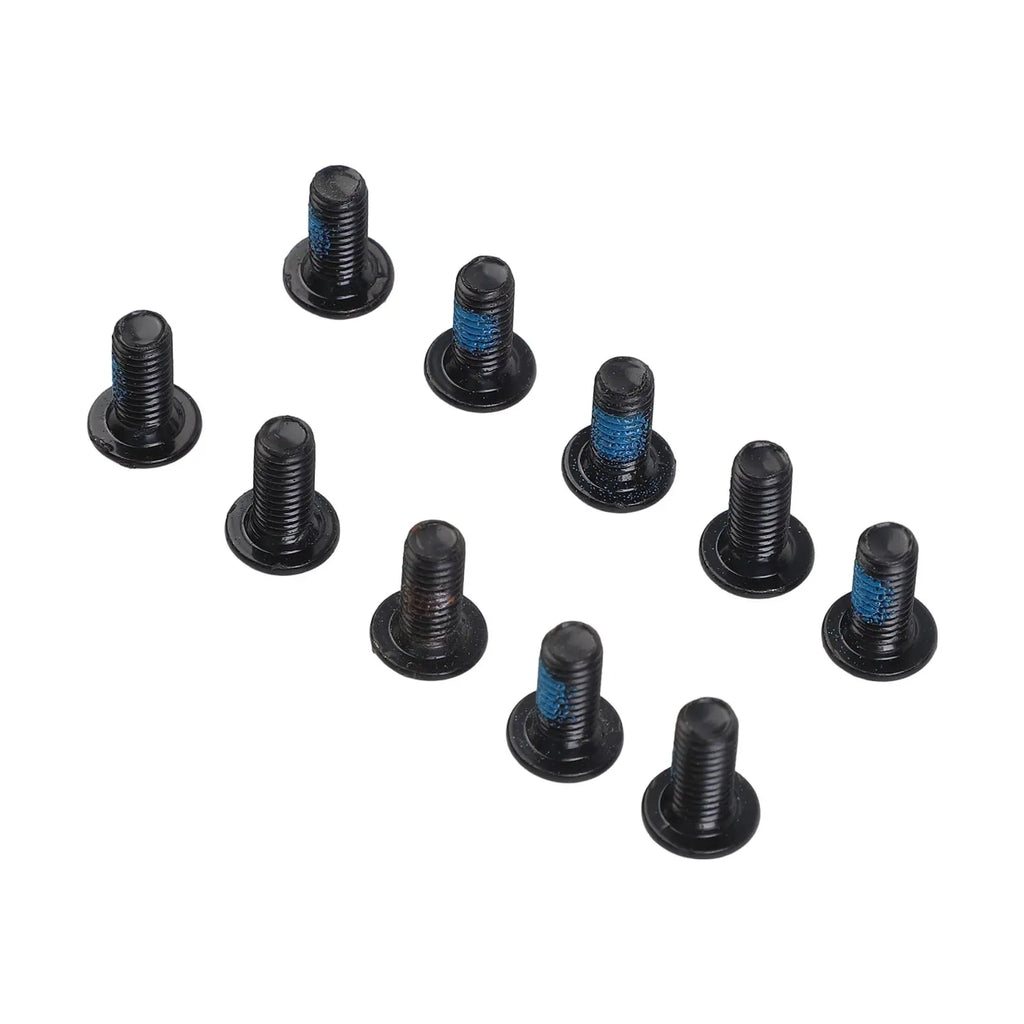 For Bike Setup Bicycle Brake Bolts Black Disc Bolts Diameter 5MM Anti-loose Glue Diameter 5mm Long Service Life Oasis Select
