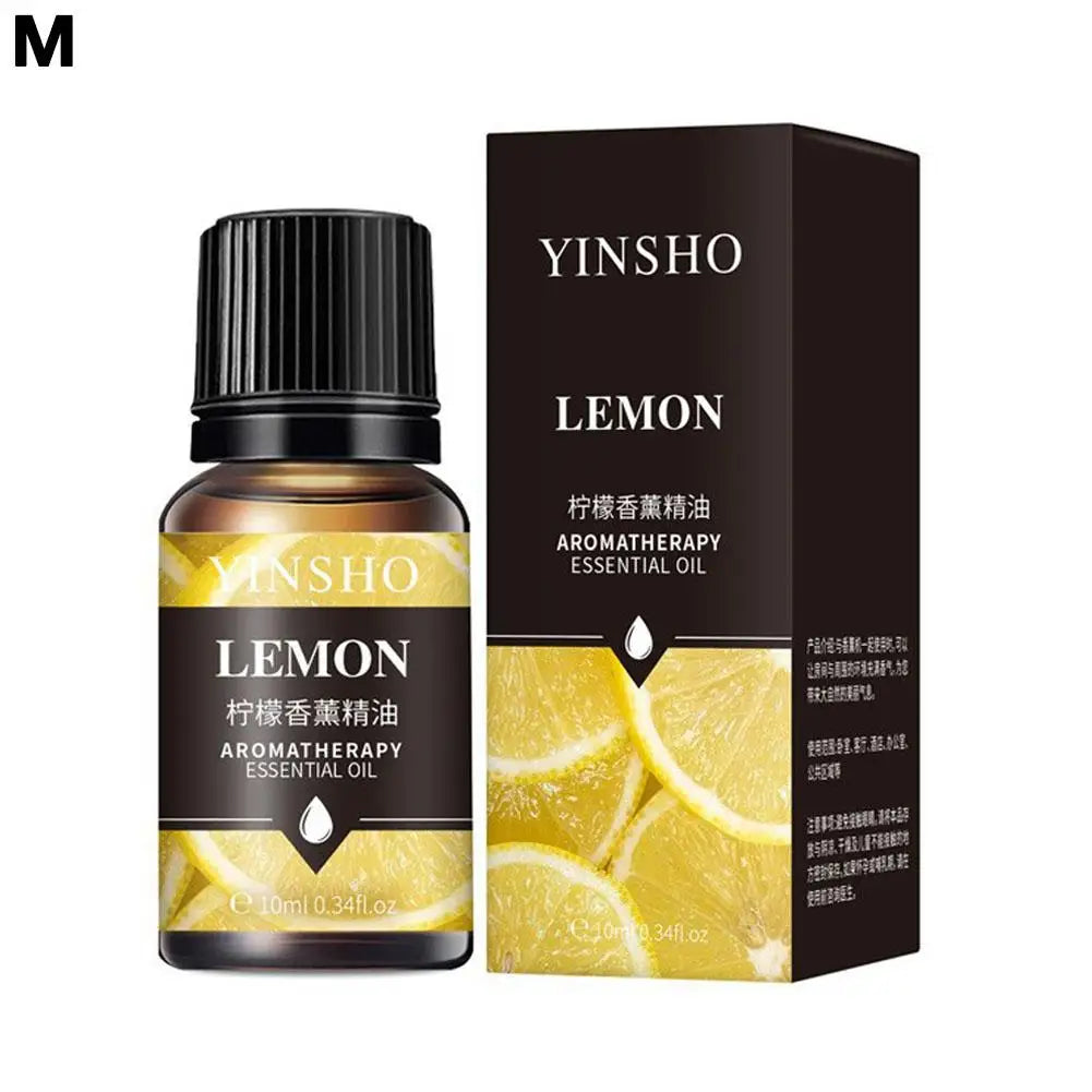2025 NEW 10ml Essential Oils For Aroma Diffuser AirHumidifier Home Water-soluble Lavender Car Air Fresheners Perfume Refill Oasis Select lemon