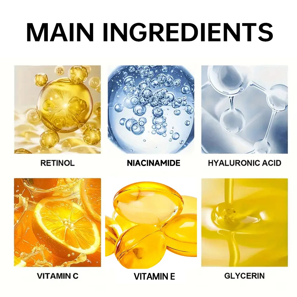Vitamin C E & Hyaluronic Acid Face Cream & Serum Set