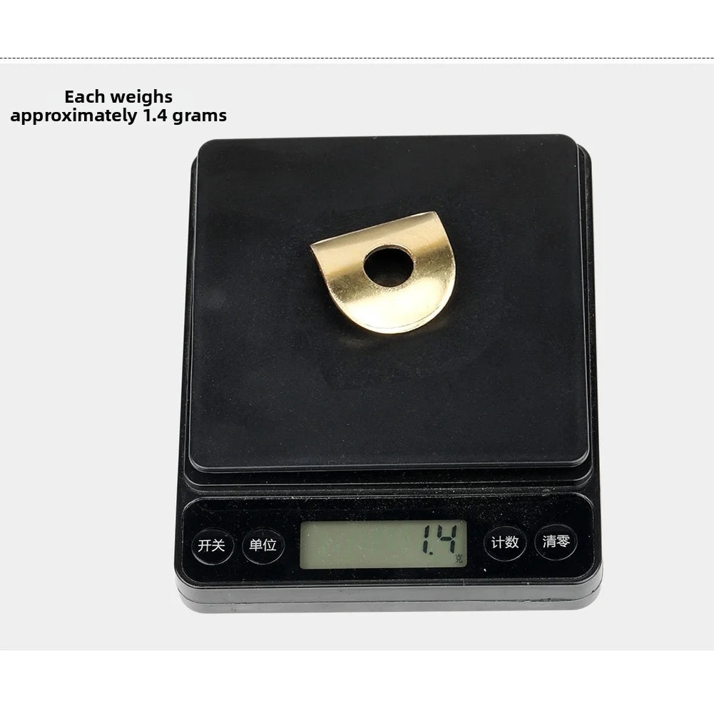 10pcs Copper Alloy Seatpost Clamp Shim Spacer For M5 Bore Inner Tube Bike Seat Maintenance Repair Accessories Oasis Select