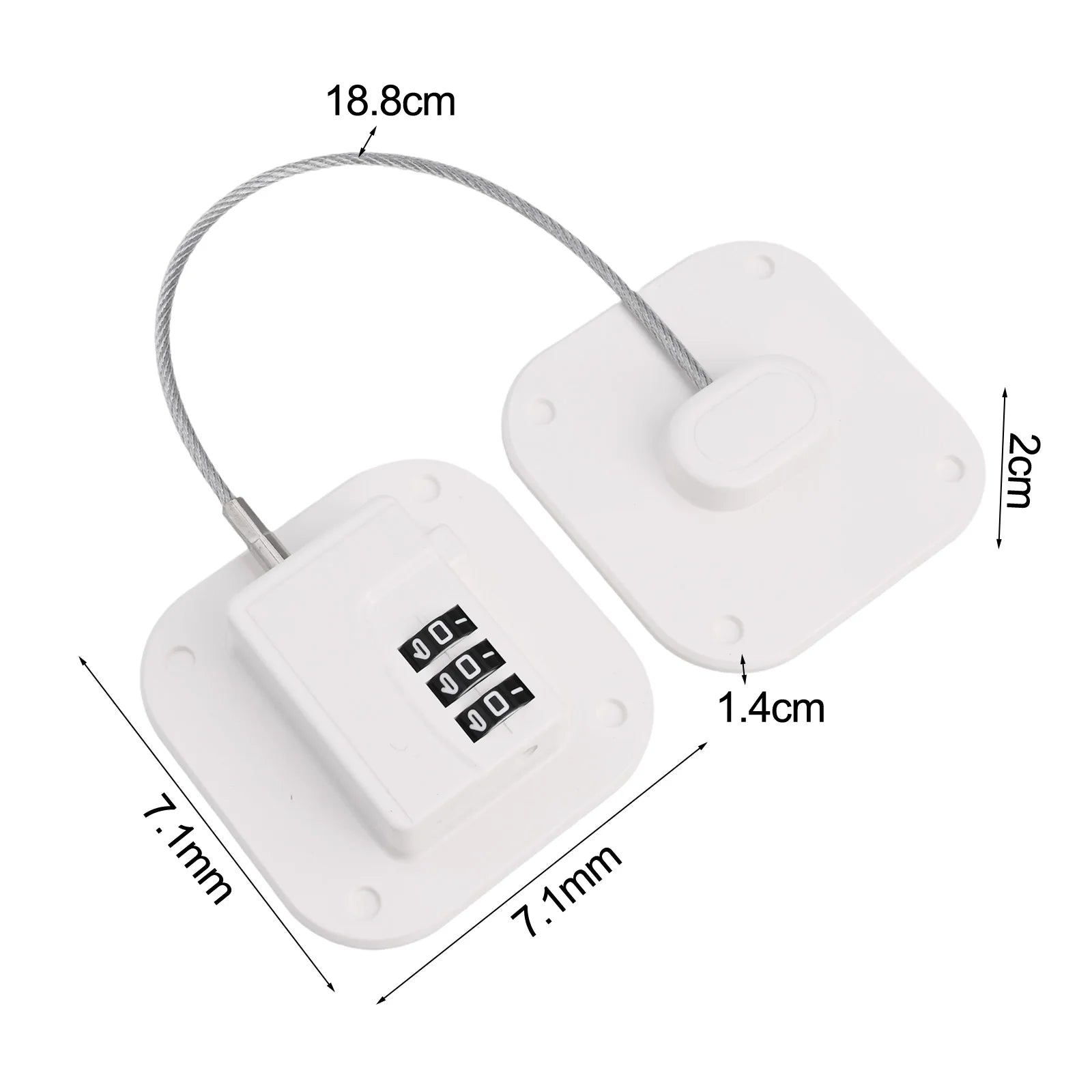 Child Safety Lock – Punch-Free Cabinet & Fridge Door Lock