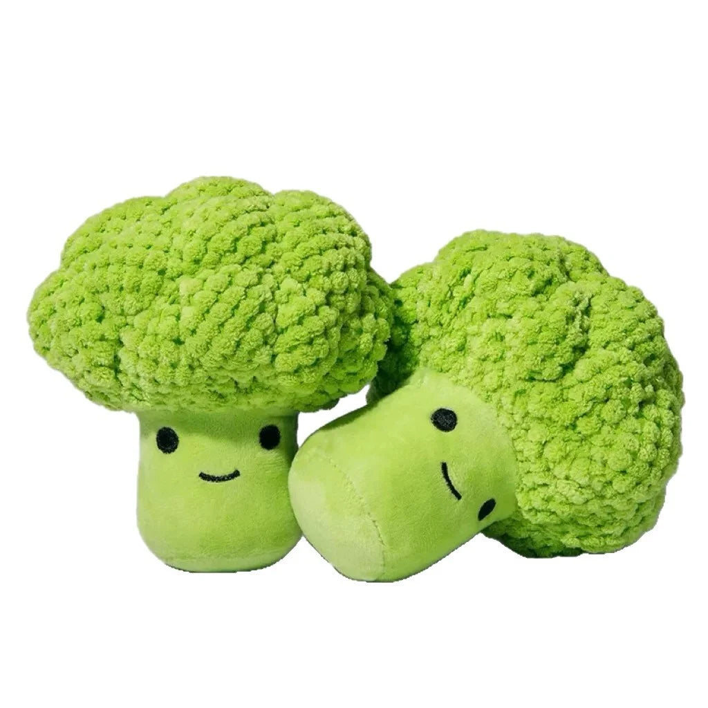 Dog Voice Toy Teeth Grinding and Cleaning Simulation Broccoli Plush Doll Small and Medium sized Dog Self Hi Soothing Tool Oasis Select
