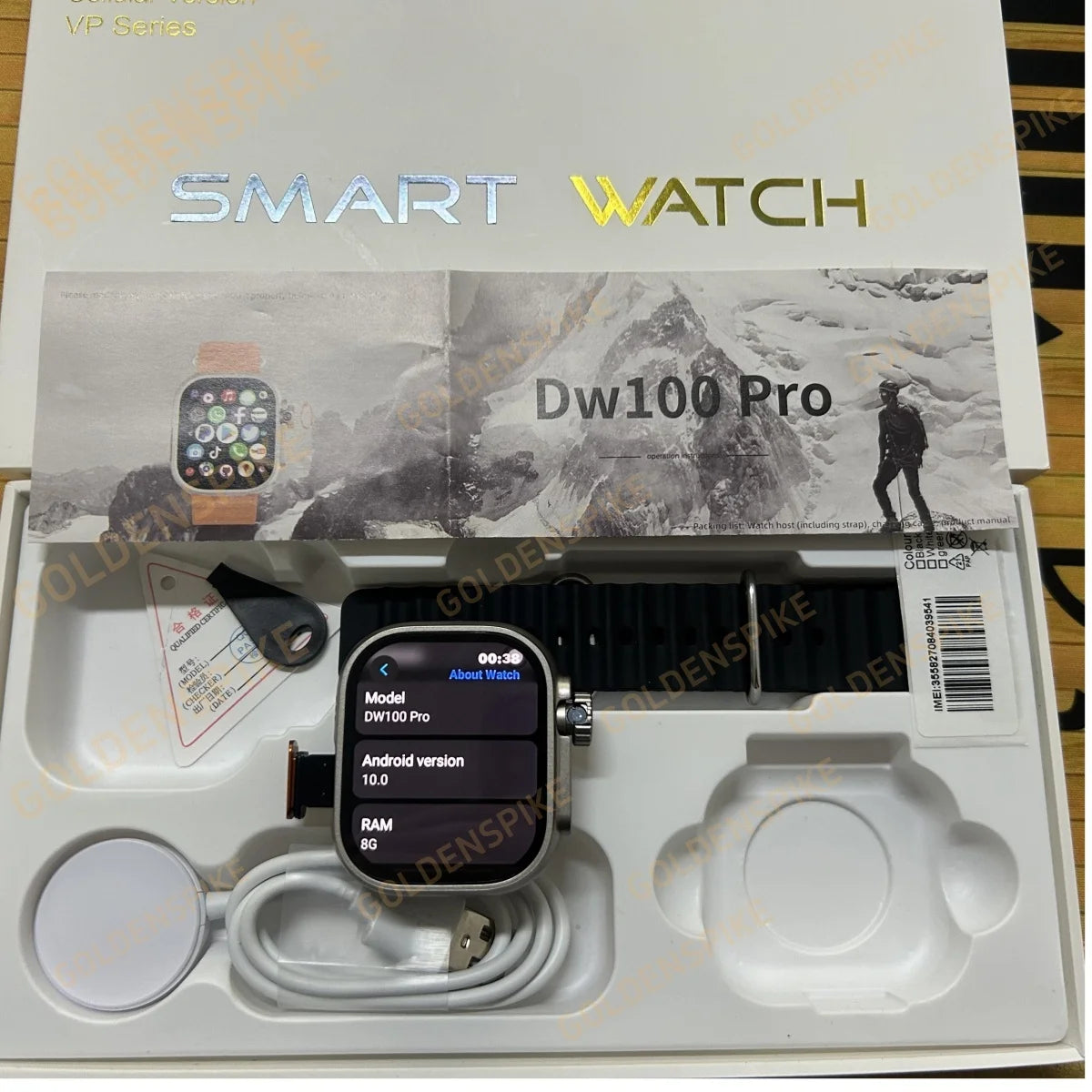 DW100 Pro Android 4G Smartwatch | GPS, AMOLED, 8MP Camera