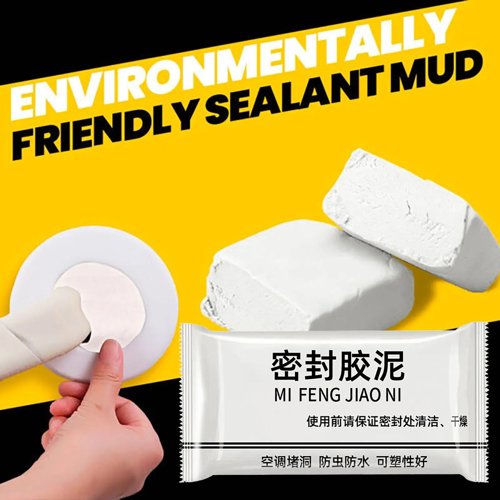 Waterproof Wall Hole Sealing Putty – Pipe & Tile Sealant Wall Hole Sealant Oasis Select