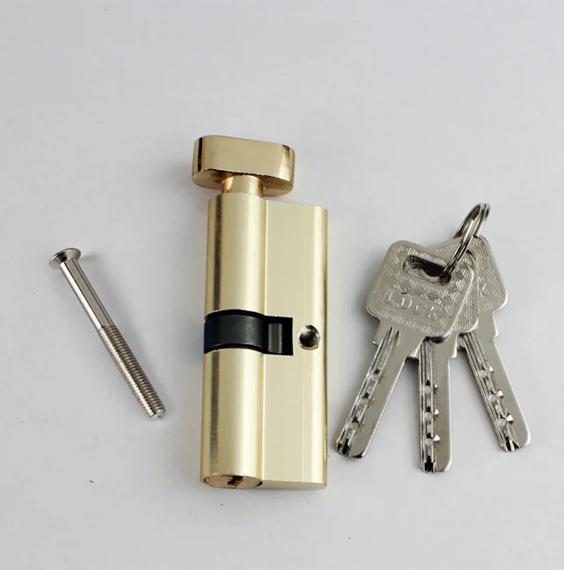 Euro Cylinder Barrel Door Lock | Key & Thumb Turn 70mm