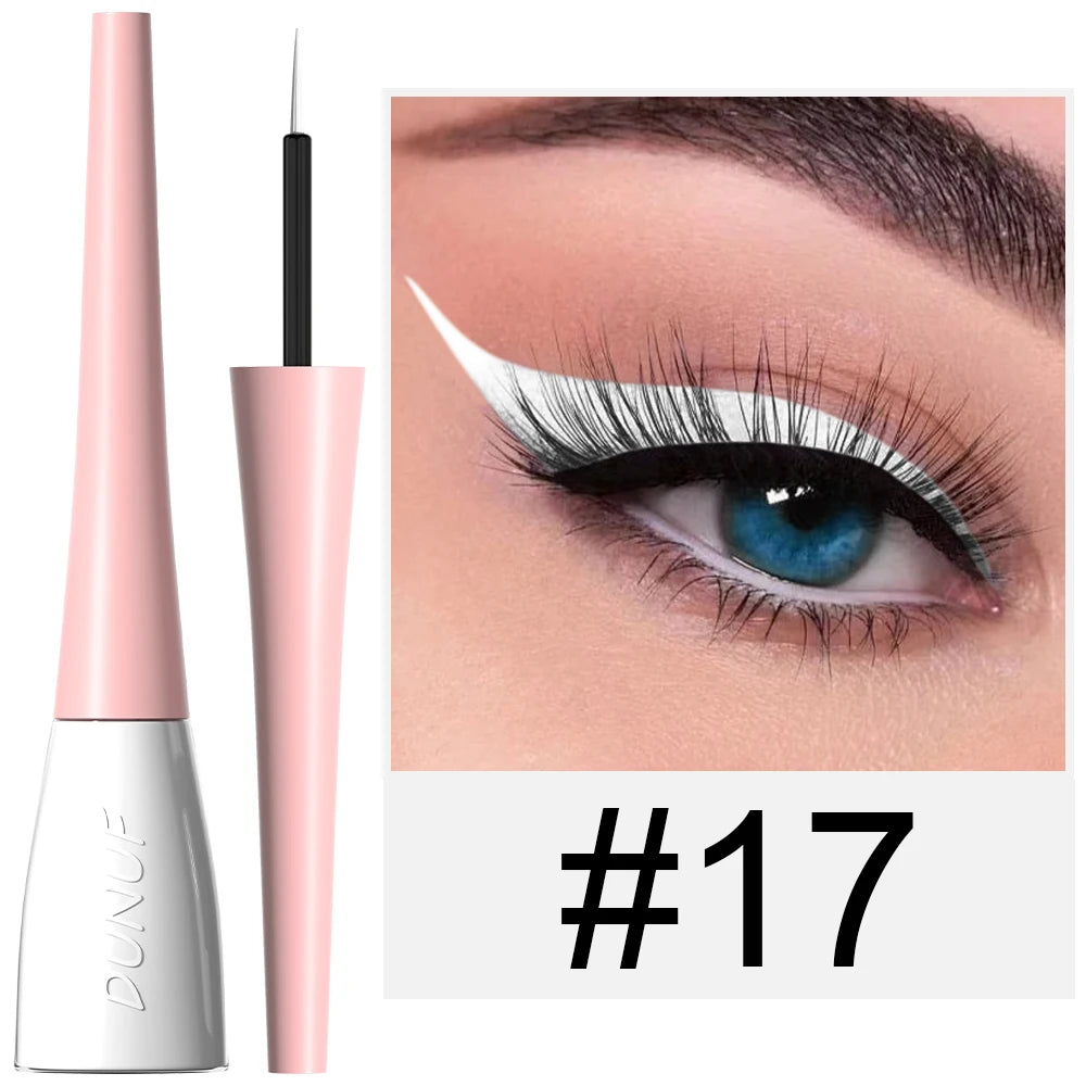 DUNUF 1 Pcs Waterproof Long-Wearing Liquid Eyeliner - Smudge-Resistant, Transfer-Proof, Perfect For Creating Dramatic Looks Oasis Select 17
