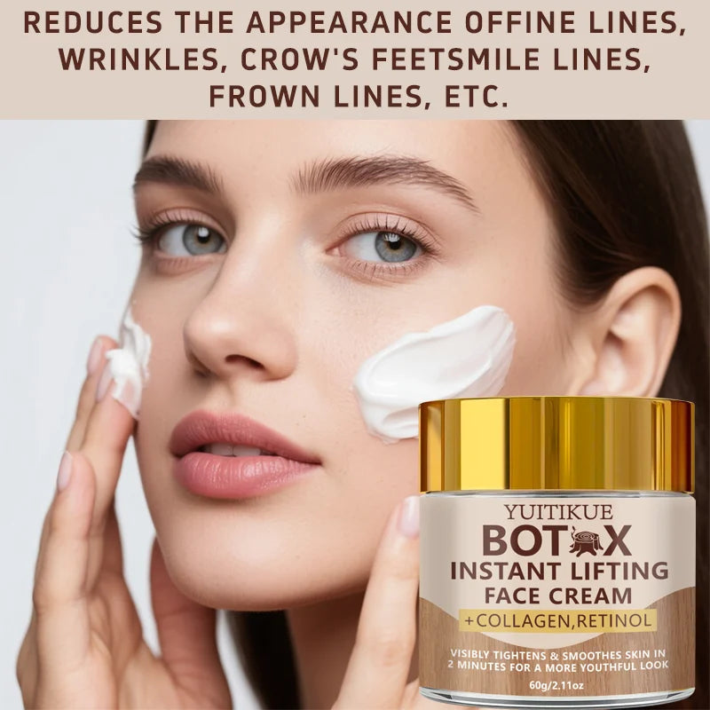 YUITIKUE BOTAX Face Cream Instant Lifting Collagen Retinol Firm Brighten Smooth Lift Moisturize For Youthful Look Oasis Select
