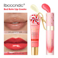 2PCS Lipstick Set Natural Lipgloss Lightweight Texture Long Lasting Hydration Deeply Moisturizing Lip Makeup Cosmetics Oasis Select Lipstick and Lip Oil