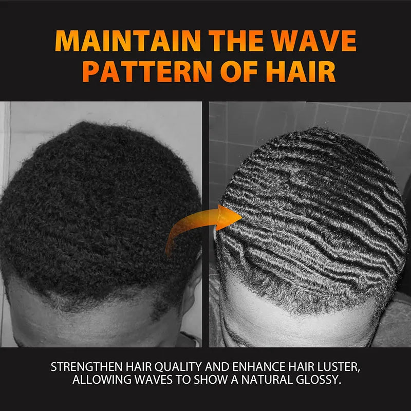 200ml Waves Shampoo 360 Deep Clean Anti-Hair Loss Waves Control Pomade Shine Hair Conditioner Strong Hold Control Wavy Cream Oasis Select