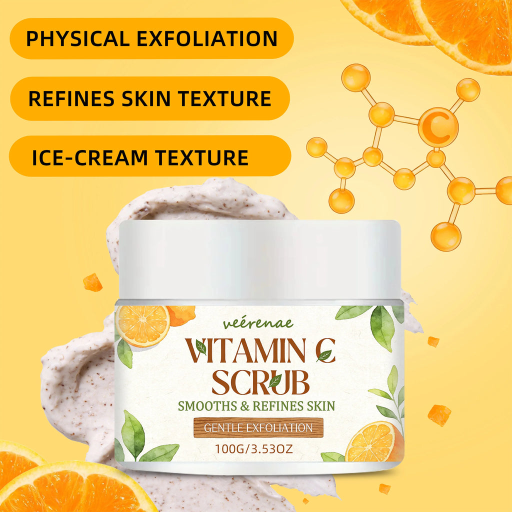 veérenae Vitamin C Body Scrub – Exfoliator for All Skin Types