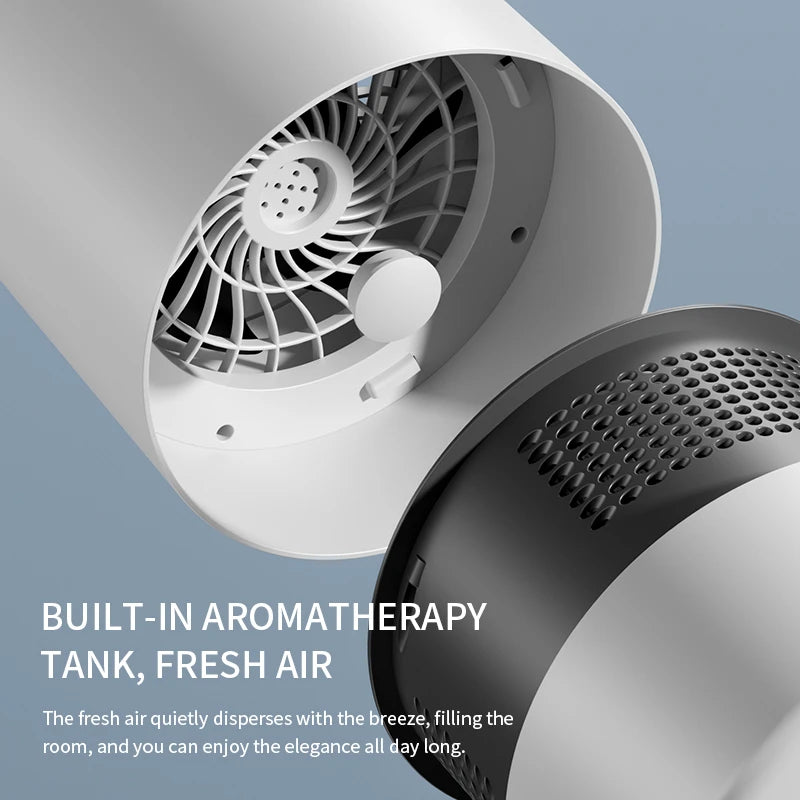 USB HEPA Air Purifier – Negative Ion & Aromatherapy | 21–30㎡