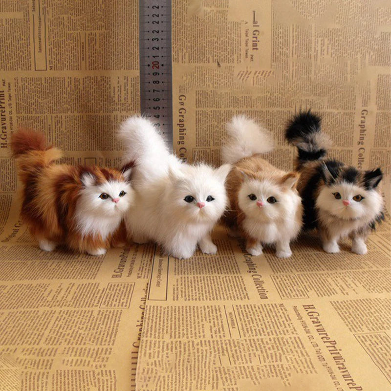 Realistic Simulation Cat Plush Toy – Soft Stuffed Kitten Gift Stuffed Plush Toy Oasis Select