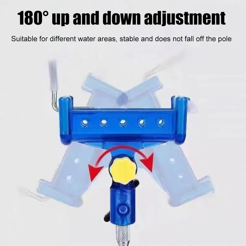 360° Adjustable Stainless Steel Fishing Rod Holder Bracket