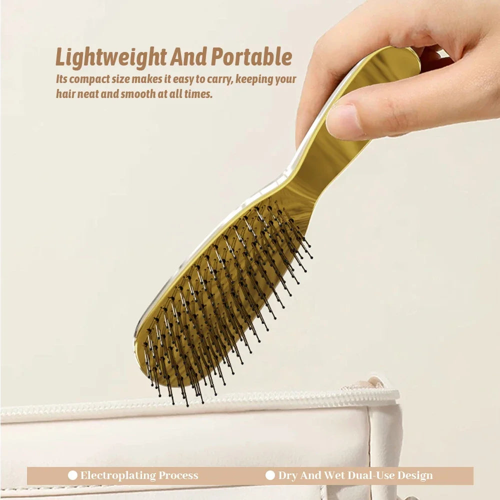 Rose Gold Scalp Massage Brush – Detangling Shampoo Comb Scalp Massage Brush Oasis Select