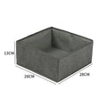 Clothes Organizer Storage Box Underwear Bra Socks Cabinet Drawer Organizer T-Shirt Storage Basket Wardrobe Storage Organizers Oasis Select L Gray