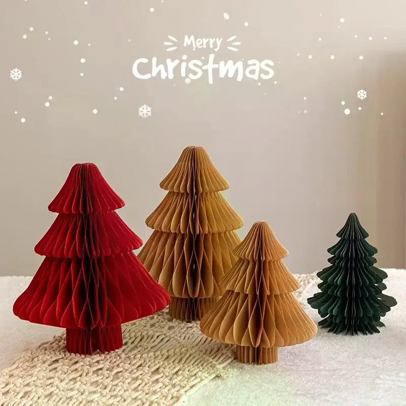 3D Honeycomb Christmas Ball Ornament – Foldable Paper Hanging