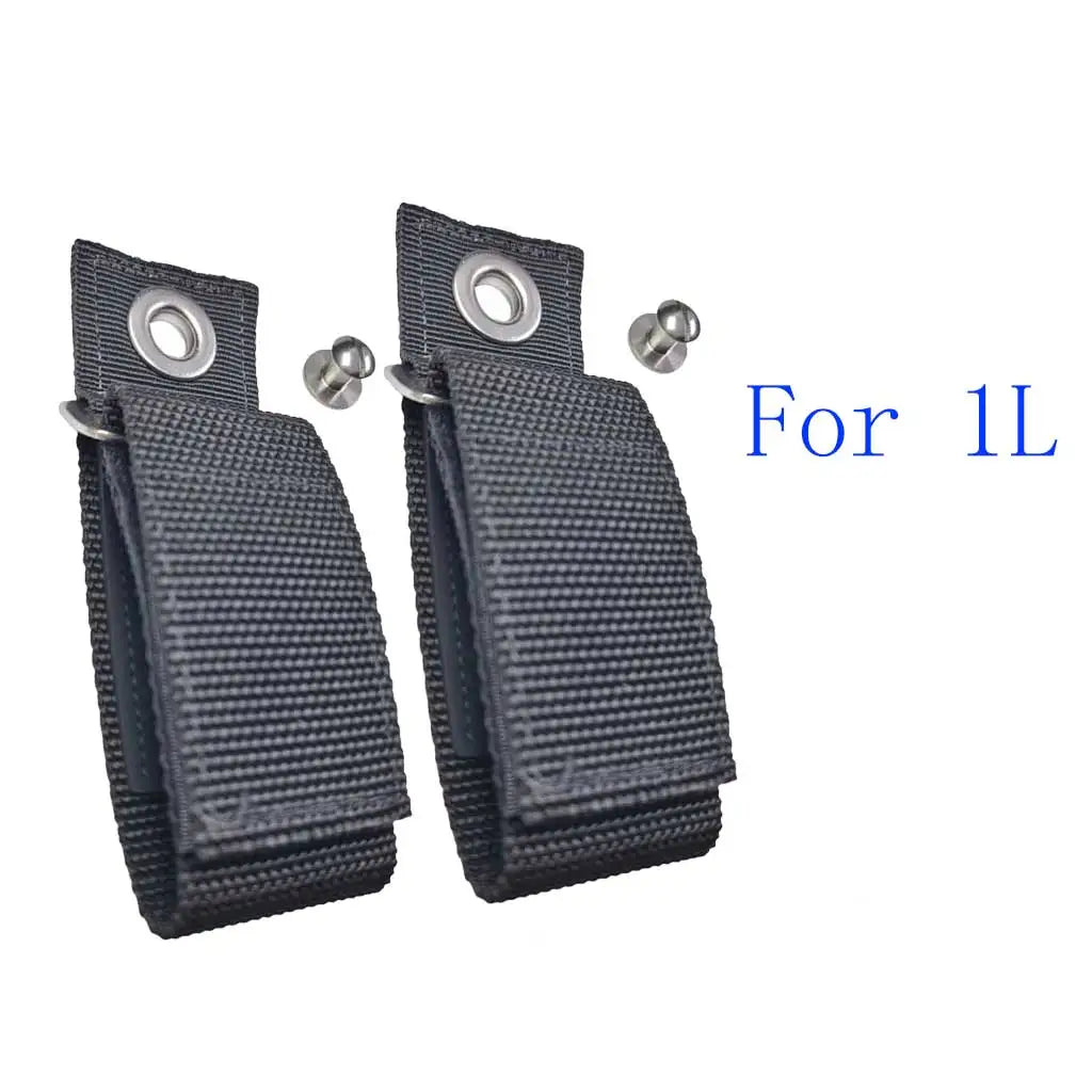 Scuba Diving Oxygen Cylinder Band for For 1L 2L Bottles Secure Compact Tank Bottle Strap with Screw Oasis Select 1L2pcs