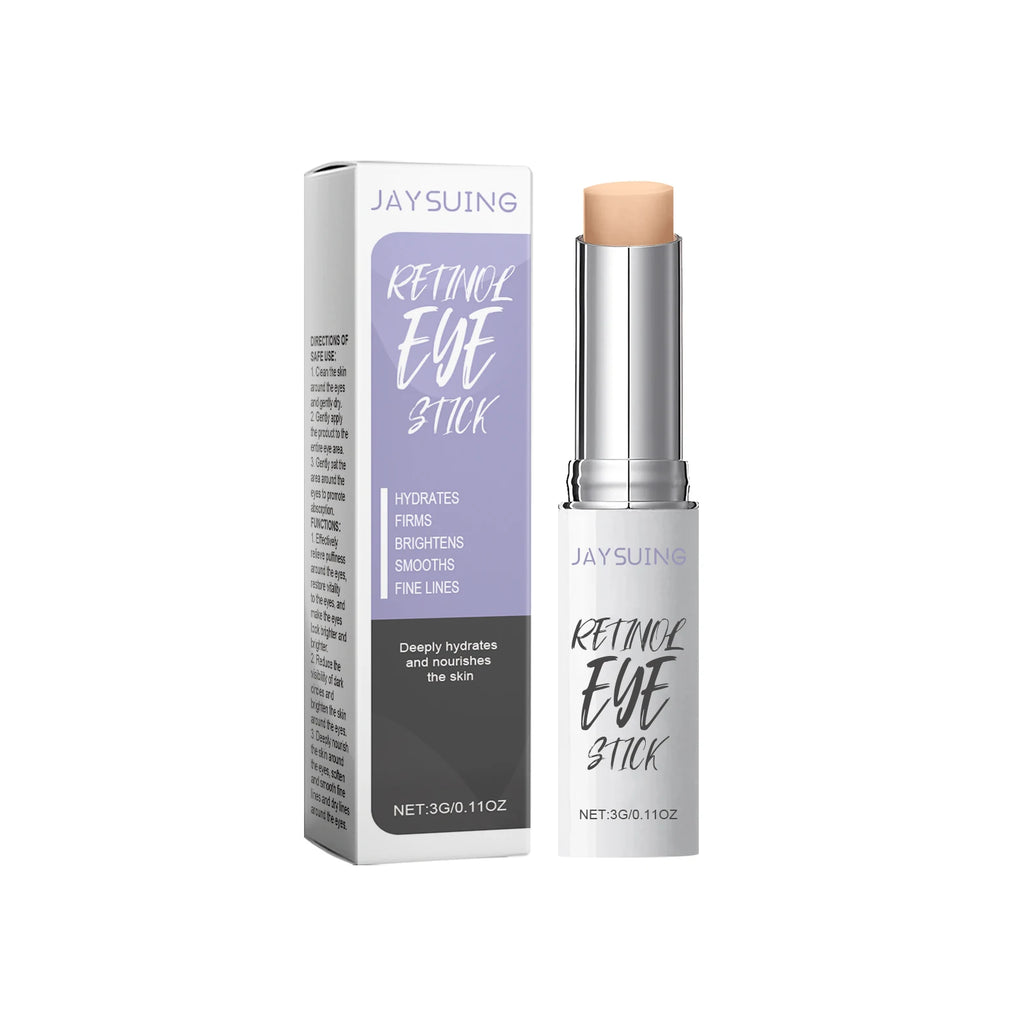 Retinol Eye Cream Stick Daily Moisturizing Long-lasting Hydration Soothing Eye Discomfort Nourishing Care for Surrounding Skin Oasis Select 3g boxed
